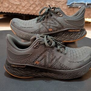 New Balance Fresh Foam Gray and Orange Athletic Shoes